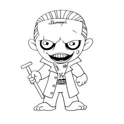 Dibujo para colorear: Joker (Superhéroes y Supervillanos) #202126 - Dibujos para Colorear e Imprimir Gratis
