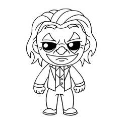 Dibujo para colorear: Joker (Superhéroes y Supervillanos) #202127 - Dibujos para Colorear e Imprimir Gratis