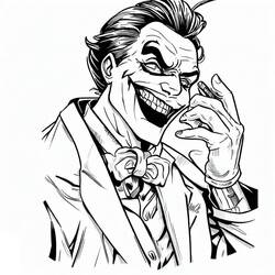 Dibujo para colorear: Joker (Superhéroes y Supervillanos) #202130 - Dibujos para Colorear e Imprimir Gratis