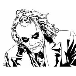 Dibujos para colorear: Joker - Dibujos para Colorear e Imprimir Gratis