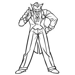 Dibujo para colorear: Joker (Superhéroes y Supervillanos) #202138 - Dibujos para Colorear e Imprimir Gratis