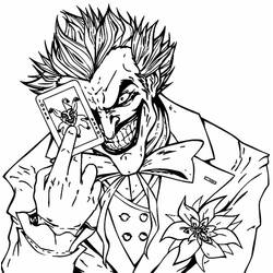 Dibujo para colorear: Joker (Superhéroes y Supervillanos) #202143 - Dibujos para Colorear e Imprimir Gratis