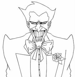 Dibujo para colorear: Joker (Superhéroes y Supervillanos) #202151 - Dibujos para Colorear e Imprimir Gratis