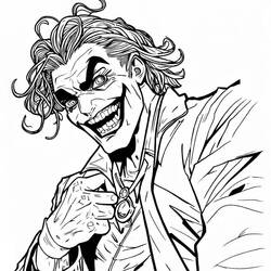 Dibujo para colorear: Joker (Superhéroes y Supervillanos) #202154 - Dibujos para Colorear e Imprimir Gratis