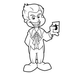 Dibujo para colorear: Joker (Superhéroes y Supervillanos) #202155 - Dibujos para Colorear e Imprimir Gratis