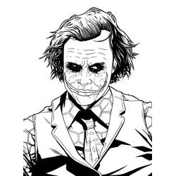 Dibujo para colorear: Joker (Superhéroes y Supervillanos) #202156 - Dibujos para Colorear e Imprimir Gratis