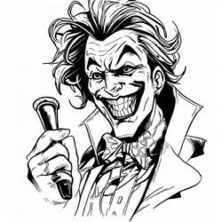 Dibujo para colorear: Joker (Superhéroes y Supervillanos) #202159 - Dibujos para Colorear e Imprimir Gratis