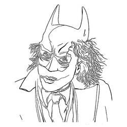 Dibujo para colorear: Joker (Superhéroes y Supervillanos) #202160 - Dibujos para Colorear e Imprimir Gratis