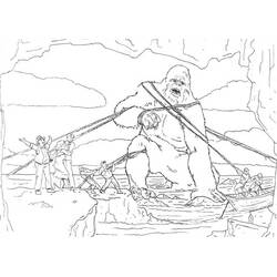 Dibujo para colorear: King Kong (Superhéroes y Supervillanos) #203381 - Dibujos para Colorear e Imprimir Gratis