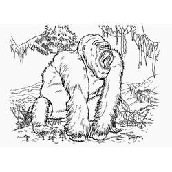 Dibujos para colorear: King Kong - Dibujos para Colorear e Imprimir Gratis
