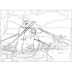 Dibujo para colorear: King Kong (Superhéroes y Supervillanos) #79191 - Dibujos para Colorear e Imprimir Gratis