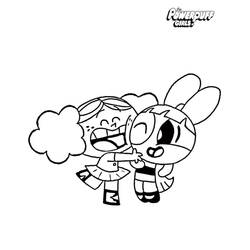 Dibujo Las Chicas Superpoderosas (Superhéroes y Supervillanos) #203328 para imprimir y colorear