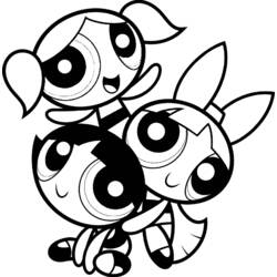 Dibujos para colorear: Las Chicas Superpoderosas - Dibujos para Colorear e Imprimir Gratis