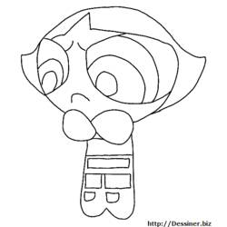 Dibujo para colorear: Las Chicas Superpoderosas (Superhéroes y Supervillanos) #39415 - Dibujos para Colorear e Imprimir Gratis