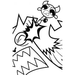 Dibujo para colorear: Las Chicas Superpoderosas (Superhéroes y Supervillanos) #39419 - Dibujos para Colorear e Imprimir Gratis