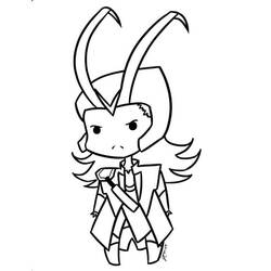 Dibujo para colorear: Loki (Superhéroes y Supervillanos) #172525 - Dibujos para Colorear e Imprimir Gratis