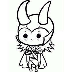 Dibujo para colorear: Loki (Superhéroes y Supervillanos) #172526 - Dibujos para Colorear e Imprimir Gratis