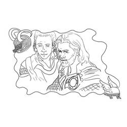 Dibujo para colorear: Loki (Superhéroes y Supervillanos) #172531 - Dibujos para Colorear e Imprimir Gratis