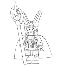 Dibujo para colorear: Loki (Superhéroes y Supervillanos) #172532 - Dibujos para Colorear e Imprimir Gratis