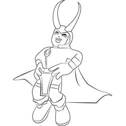 Dibujo para colorear: Loki (Superhéroes y Supervillanos) #172534 - Dibujos para Colorear e Imprimir Gratis