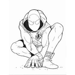 Dibujos para colorear: Miles Morales - Dibujos para Colorear e Imprimir Gratis