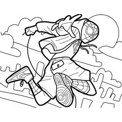 Dibujo para colorear: Miles Morales (Superhéroes y Supervillanos) #212087 - Dibujos para Colorear e Imprimir Gratis