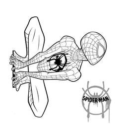 Dibujo para colorear: Miles Morales (Superhéroes y Supervillanos) #212093 - Dibujos para Colorear e Imprimir Gratis