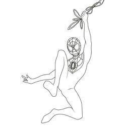 Dibujo para colorear: Miles Morales (Superhéroes y Supervillanos) #212094 - Dibujos para Colorear e Imprimir Gratis