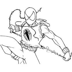 Dibujo para colorear: Miles Morales (Superhéroes y Supervillanos) #212099 - Dibujos para Colorear e Imprimir Gratis