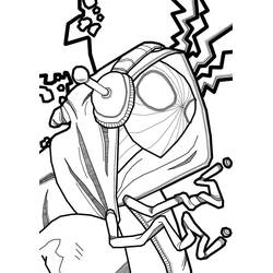 Dibujo para colorear: Miles Morales (Superhéroes y Supervillanos) #212100 - Dibujos para Colorear e Imprimir Gratis