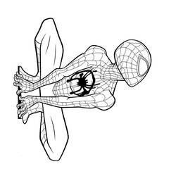 Dibujo para colorear: Miles Morales (Superhéroes y Supervillanos) #212102 - Dibujos para Colorear e Imprimir Gratis