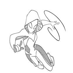 Dibujo para colorear: Miles Morales (Superhéroes y Supervillanos) #212105 - Dibujos para Colorear e Imprimir Gratis