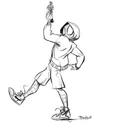 Dibujo para colorear: Miles Morales (Superhéroes y Supervillanos) #212108 - Dibujos para Colorear e Imprimir Gratis