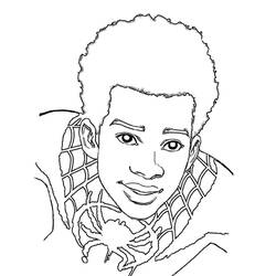 Dibujo para colorear: Miles Morales (Superhéroes y Supervillanos) #212109 - Dibujos para Colorear e Imprimir Gratis