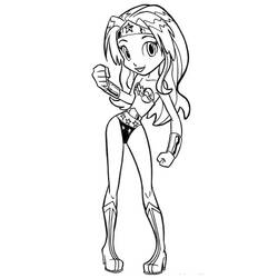 Dibujo para colorear: Mujer Maravilla (Superhéroes y Supervillanos) #196915 - Dibujos para Colorear e Imprimir Gratis