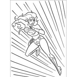 Dibujo para colorear: Mujer Maravilla (Superhéroes y Supervillanos) #196918 - Dibujos para Colorear e Imprimir Gratis