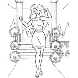 Dibujo para colorear: Mujer Maravilla (Superhéroes y Supervillanos) #196920 - Dibujos para Colorear e Imprimir Gratis
