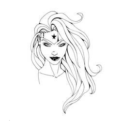 Dibujo para colorear: Mujer Maravilla (Superhéroes y Supervillanos) #196932 - Dibujos para Colorear e Imprimir Gratis