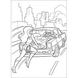Dibujo para colorear: Mujer Maravilla (Superhéroes y Supervillanos) #196939 - Dibujos para Colorear e Imprimir Gratis