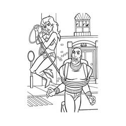 Dibujo para colorear: Mujer Maravilla (Superhéroes y Supervillanos) #196949 - Dibujos para Colorear e Imprimir Gratis