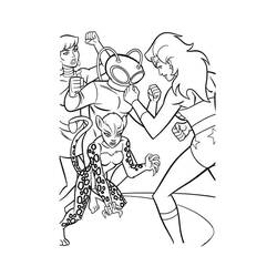Dibujo para colorear: Mujer Maravilla (Superhéroes y Supervillanos) #196953 - Dibujos para Colorear e Imprimir Gratis