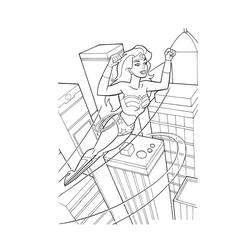 Dibujo para colorear: Mujer Maravilla (Superhéroes y Supervillanos) #196954 - Dibujos para Colorear e Imprimir Gratis