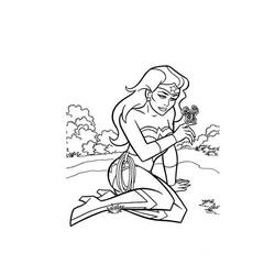 Dibujo para colorear: Mujer Maravilla (Superhéroes y Supervillanos) #196962 - Dibujos para Colorear e Imprimir Gratis