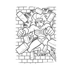 Dibujo para colorear: Mujer Maravilla (Superhéroes y Supervillanos) #196967 - Dibujos para Colorear e Imprimir Gratis