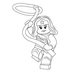 Dibujo para colorear: Mujer Maravilla (Superhéroes y Supervillanos) #196969 - Dibujos para Colorear e Imprimir Gratis