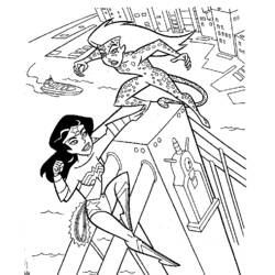 Dibujo para colorear: Mujer Maravilla (Superhéroes y Supervillanos) #74576 - Dibujos para Colorear e Imprimir Gratis