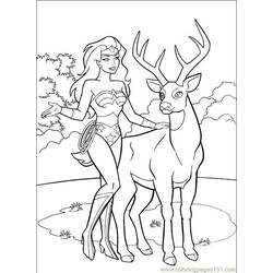 Dibujo para colorear: Mujer Maravilla (Superhéroes y Supervillanos) #74578 - Dibujos para Colorear e Imprimir Gratis