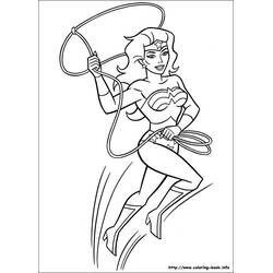 Dibujo para colorear: Mujer Maravilla (Superhéroes y Supervillanos) #74580 - Dibujos para Colorear e Imprimir Gratis