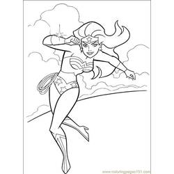 Dibujo para colorear: Mujer Maravilla (Superhéroes y Supervillanos) #74606 - Dibujos para Colorear e Imprimir Gratis