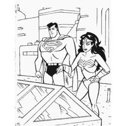 Dibujo para colorear: Mujer Maravilla (Superhéroes y Supervillanos) #74609 - Dibujos para Colorear e Imprimir Gratis